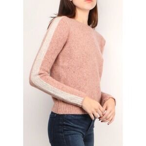 Majestic Filatures Cashmere Long Sleeve Crew Sweater Terracotta XS